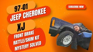 97-01 Jeep Cherokee XJ Front Brake Rattle/Shim Kit Mystery Solved!