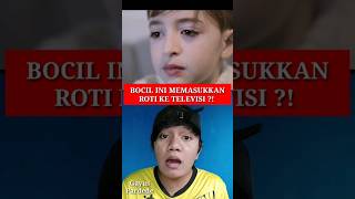 BOCIL INI MEMASUKKAN ROTI KE TV ? TAPI ALASANNYA GAK NYANGKA BANGET GUYS !! #shorts #youtubeshorts