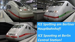 ICE Spotting at Berlin Centralstation | ICE Spotting am Berliner Hauptbahnhof | Train Spotting