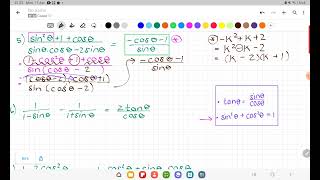 Graad 11 Trig identiteite (bewys)