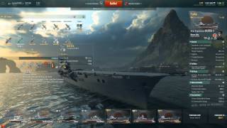 [World of Warships]  IJN Tier 9 Carrier Taiho Performance Data, walk through