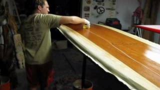 build your own standup paddleboard Glassing sesh 5 grind skeggs and hot coat.wmv