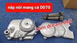 Nắp nồi mang cá rin japan gắn xe dd70 căm dream thái tem lửa 7 số