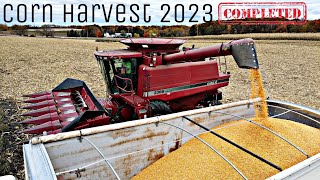 Final Day Corn Harvest 2023- Heinz Farm- Minnesota (satisfying)