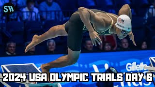 USA Swimming Olympic Trials Day 6 LIVE