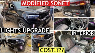 2023 Kia Sonet Modification | Sonet Lights Upgrade | Sonet modified | kia Sonet