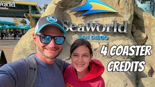 SeaWorld San Diego is the BEST SW Park! | Full Coaster POVs | Road Trip Episode #2