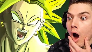 NEW LF LSSJ Broly Reveal REACTION on Dragon Ball Legends!