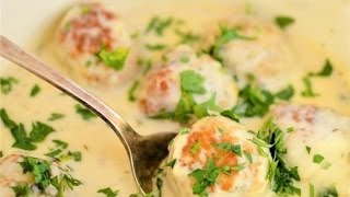 Вкусные  тефтели в сливочном соусе 🍲