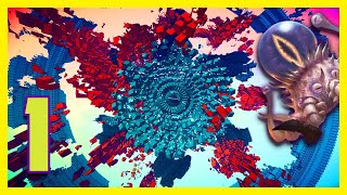 All Hail Blocky Cthulhu! Manifold Garden Walkthrough Blind - Part 1 (Let's Play Manifold Garden)