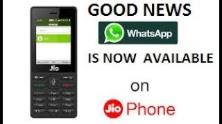 WhatsApp available in jio phone good news|Ask charan avidi|