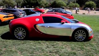 CHROME and Red Bugatti Veyron Walk-Around! Unique