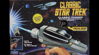 Playmates Classic Star Trek Classic Phaser - Unboxing and Review