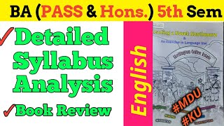 Kanthapura Novel Review || BA 5th Semester MDU || Kanthapura Novel Summary 🔴