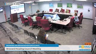 Broward Housing Council Meeting - November 15, 2024