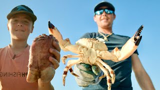 Searching for Giant Stone Crabs - Catch N Cook