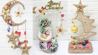 10 Jute craft Christmas decorations ideas | Home decorating ideas