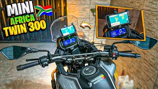 COMO COLOCAR SUPORTE DE CELULAR NA SAHARA 300 ESTILO AFRICA TWIN E GS 1250