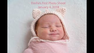 Emilia's First Photo Shoot, January 4, 2018