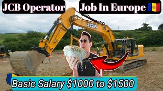 JCB Operator Job In Romania 🇦🇩 Basic Salary $1000 to $1500 Dollar Samma Hune @WLlama976