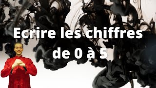 Les chiffres chinois de 0 à 5 : écriture et symbolique