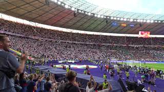 Euro 2024 Final: England fans - Robbie Williams - Angels