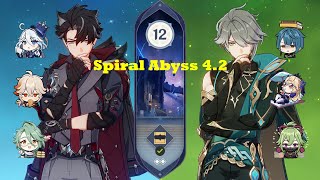 Wriothesley Furina Team & Alhaitham Hyperbloom | Spiral Abyss 4.2 Floor 12 9 Stars | Genshin Impact