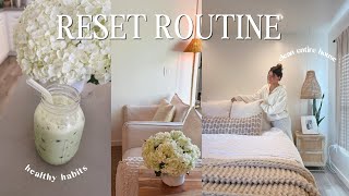 *productive* RESET DAY | 6 daily healthy habits, cleaning my house + how I'm supporting fertility