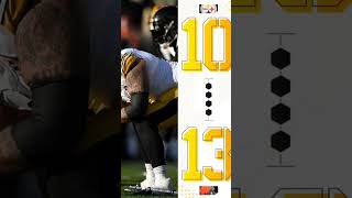 Steelers loose 13-10 to the browns in week 11 #nfl #nflseason #shortsfeed #steelers #fyp