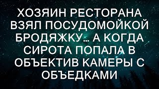 Хозяин ресторана взял посудомойкой бродяжку… А когда сирота попала в объектив камеры с объедками