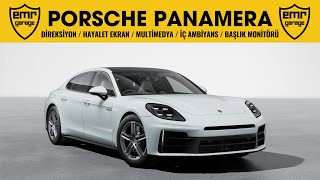 Porsche Panamera çift ekran multimedya - direksiyon - hayalet kadran - Ambiyans aydınlatma