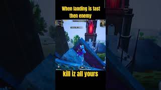 LANDING SHOULD BE FASTER THAN ENEMY 😈 kills will be yours 120FPS ❎ skill ✅