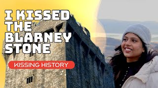 Kissing the blarney stone: Did I get the gift of gab!! #blarneystone #history #ireland