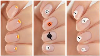 Halloween Nail Art 2023 🎃 Cute & Minimalistic Halloween Nail Design Compilation!