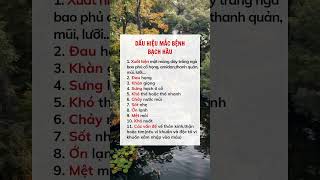 Dấu hiệu mắc bệnh bạch hầu #suckhoe #doisong #baihoccuocsong #xuhuong #reels