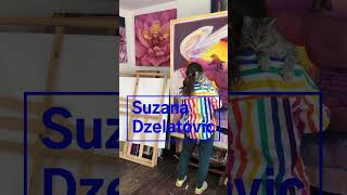 Contemporary Artist you have to follow on instagram: Suzana Dzelatovic in contemporary painting