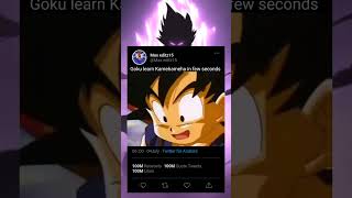 Goku learn Kamehameha in few seconds #dragonball #ytshots #viral @TechnoGamerzOfficial