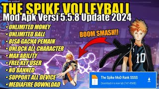 APK MOD THE SPIKE VOLLEYBALL TERBARU 2024!!! UNLOCK ALL CHARACTER • UNLIMITED MONEY • SSSS++