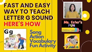 Fast and Easy Way to Teach Letter Gg Sound || Here's How #JollyPhonics #LetterGgSound #Action