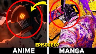 Denji vs Eternity Devil - Denji’s FIRST KISS - CHAINSAW MAN Episode 7 - Anime VS Manga