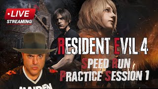 Resident Evil 4 Remake Speed Run Practice Session 1 Live with Solostyx