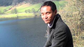 Velvet Escape bench at Rydal Water