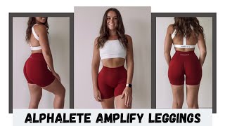 *NEW* ALPHALETE AMPLIFY LEGGING HAUL | Review & Try On