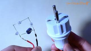 how to make 220v rgb led indicator 💡Led ac circuit 🛠 How to rgb led to 220v 💥