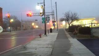 Water Tower Cloaked By Fog   Albion 0730