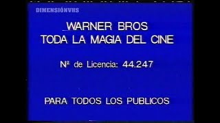 Warner Bros, toda la magia del cine (1991) VHS - Película completa en español - Steven Spielberg