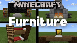 Minecraft Furniture Ideas! (No Mods)