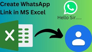 Add WhatsApp Link to MS Excel | WhatsApp Hyperlink in Excel