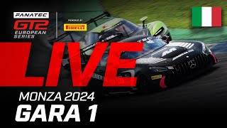 LIVE | Gara 1 | Monza | 2024 Fanatec GT2 Europe (Italian)