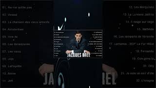 Jacques Brel - Meilleur chansons de Jacques Brel   🏆 Les Plus Belles Chansons  #jacquesbrel #short